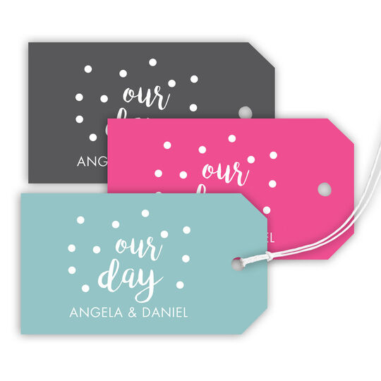 Our Day Confetti Hanging Gift Tags